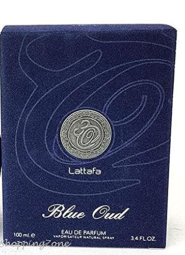 Lattafa Perfumes Opulent OUd EDP-100ML/3.4Oz| sweet-spicy,Woody, Leather, floral,Musk,Amber and Patchouli (Blue Oud)