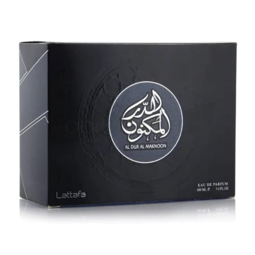 Al Dur Al Maknoon Silver 100 ml EDP by Lattafa Perfumes Spray Fruity Smoky