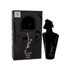 Maahir, Maahir Black & Bade'e Al Oud for Glory - EDP 100ML(3.4 oz) with Magnetic Gift Box Perfect For Gifting I Bold and Rich Oud Fragrance I Sandalwood, Musk and Vanilla Notes I Saffron, Lavender, & Nutmeg I Signature Arabian Perfumery I by Lattafa Perfu