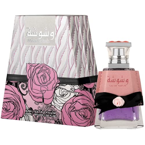 Washwashah for Women EDP - Eau De Parfum | Arabian Perfumery | Oriental Fruity-Floral Fragrance with Pink Pepper, Tuberose, Neroli, & Kashmir Wood | Everyday Essential | by Lattafa (Washwashah - 30 ML)