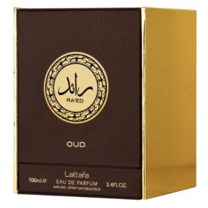 Lattafa Perfumes Ra'ed Oud for Unisex Eau de Parfum Spray, 3.4 Ounce