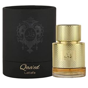 lattafa perfumes qaa’ed unisex edp 30 ml (1.1 oz) | oriental alchemy | opens with energizing oud fragrance with oriental notes, it’s the perfume you can fall in love with the first smell