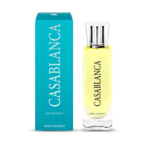 Swiss Arabian Casablanca - Luxury Products From Dubai - Long Lasting And Addictive Personal EDP Spray Fragrance - A Seductive, Signature Aroma - The Luxurious Scent Of Arabia - 3.4 Oz