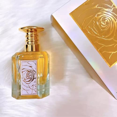 Lattafa Perfumes Mazaaji for Women EDP - 100ML (3.4 oz) I Bright, shimmering white floral fragrance I Soft, feminine fragrance with white musk and floral notes I Suitable for Everyday Wear I