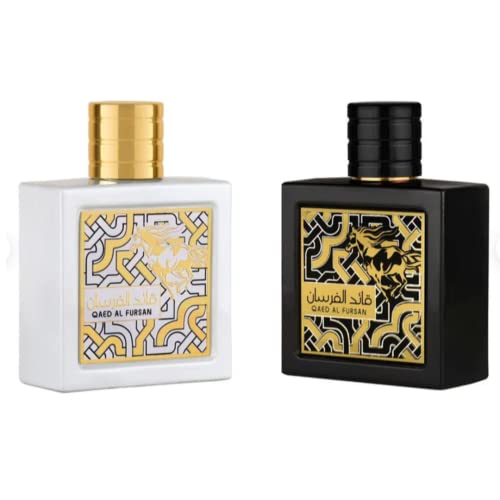 Lattafa Perfumes Qaed Al Fursan And Qaed Al Fursan Unlimited EDP-100ml(3.4 oz)