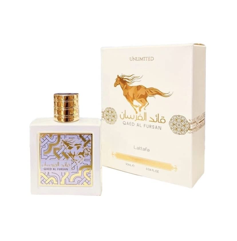 Lattafa Perfumes Qaed Al Fursan And Qaed Al Fursan Unlimited EDP-100ml(3.4 oz)