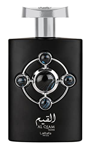 Al Qiam Silver By Lattafa Pride Edp - Eau De Parfum 100ml(3.4 Oz) | Grapefruit, Ginger, Ambrox, Sandalwood, Vetiver, Musk | By Lattafa Perfumes