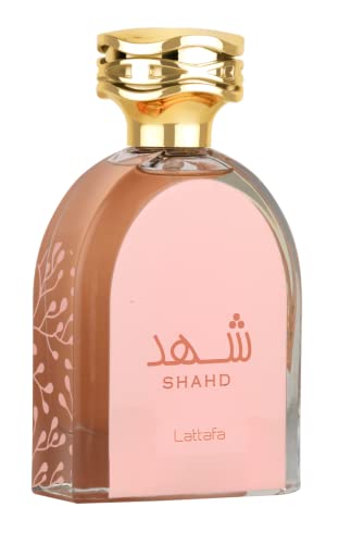 Lattafa Shahd for Unisex Eau de Parfum Spray, 3.4 Ounce