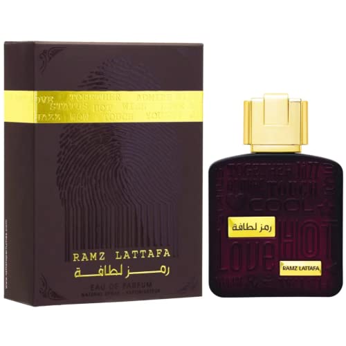 Ramz Lattafa COUPLE SET - EDP - Eau De Parfum 100ML (3.4oz) | Creamy & Deep | Elegant Blend with Pineapple, Guaiac Wood, Apple, Patchouli, and Vanilla | Everyday Essential | by Lattafa