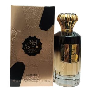 awraq al oud edp – eau de parfum 100ml (3.4 oz) |strong long-lasting spray i black and gold bottle i oud, cinnamon, nucsoara scents i by lataffa