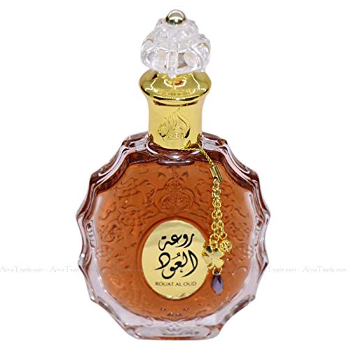 Lattafa Rouat Al Oud for Unisex Eau de Parfum Spray, 3.4 Ounce