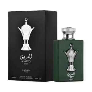 lattafa perfumes al areeq silver edp – eau de parfum 100ml(3.4 oz) unisex | saffron, incense, suede, vanilla, musk