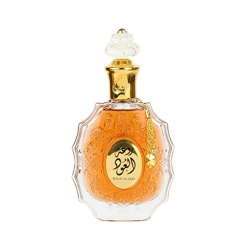 Rouat Al Oud EDP - Eau De Parfum 100ML (3.4oz) | Enchanting & Bold | Unique Blend of Notes Includes Cardamom, Tamarind, Oud, Vetiver, & Bergamot | Everyday Essential | by Lattafa