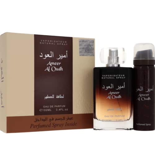 Lattafa Perfumes Collection |Ameer Al Oud Intense Oud & Ameer Al Oudh |EDP-100ML-3.4Oz| Woody, Sweet Oud, Bukhoor |Oriental Perfum. (ameer al oudh)