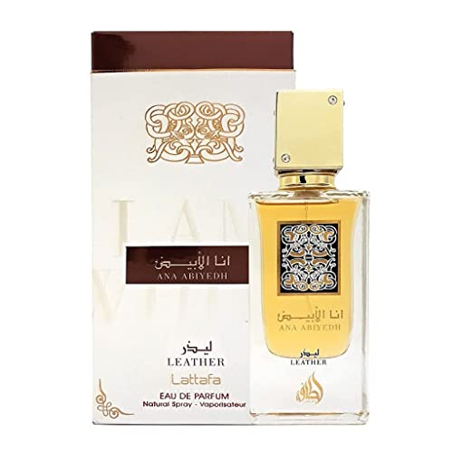 Ana Abiyedh EDP - 60ml unisex I Oriental with a Classic Combination of Oudh, Roses & Vanilla I Energizing Oud Fragrance I Vanilla, Jasmine, White Musk, Ambergris & Saffron I by Lattafa Perfumes (Ana Abiyedh Leather)