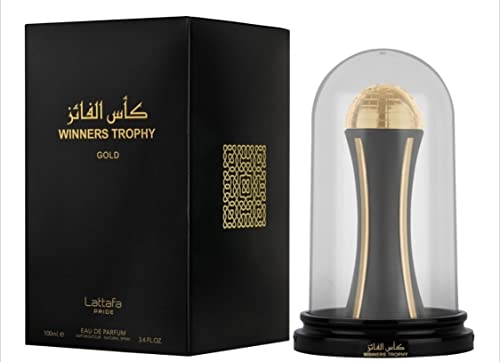 Lattafa Perfumes Al Khas Winners Trophy Gold Edp - Eau De Parfum 100ml(3.4 Oz) Unisex | Pink Pepper, Plum, Jasmine, Rose, Patchouli, Vanilla, Musk