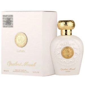 lattafa perfumes opulent musk edp-100ml/3.4oz| sweet-spicy,woody, leather, floral,musk,amber and patchouli (opulent musk)