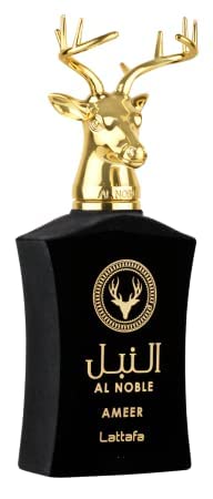 Lattafa Eau de Parfum Spray - 100ml || Long Lasting || Unisex Perfume (Noble Ameer)