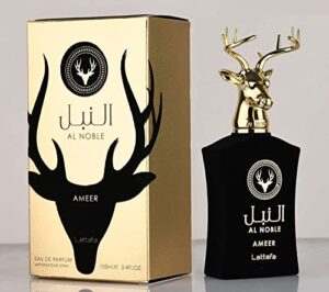 lattafa eau de parfum spray – 100ml || long lasting || unisex perfume (noble ameer)