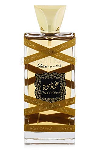 Lattafa Oud Mood Elixir Eau De Parfum Spray (Unisex) 3.4 oz