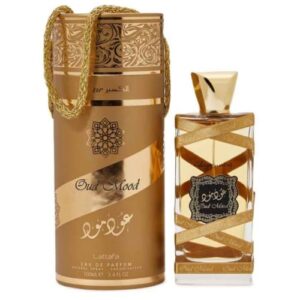 Lattafa Perfumes Oud Mood, Oud Mood Elixir, Oud Mood Reminicense & Musk Mood EDP-100ml(3.4oz) with Magnetic Gift Box