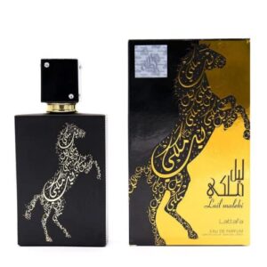 Lail Maleki EDP - 100ML (3.4 oz) I Warm, fruity notes, spices and citrus with Flowers and Wood I Irresistible oriental perfume I Very Suitable for the evening or festive occasions I Wonderfully sensual perfume I by Lattafa Perfumes