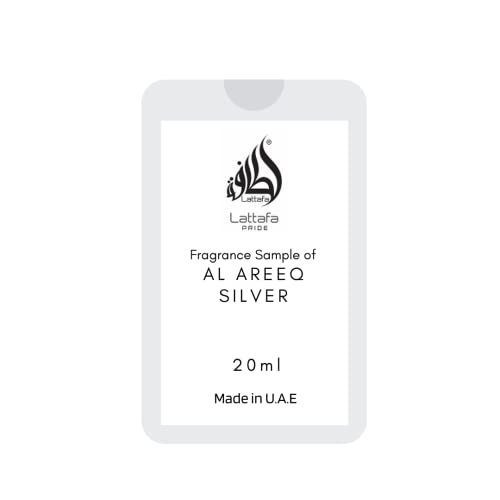 Al Areeq Silver Tester EDP - Eau De Parfum Unisex 20ml | Tobacco, Cypress, Jasmine, Oud | by Lattafa Perfumes