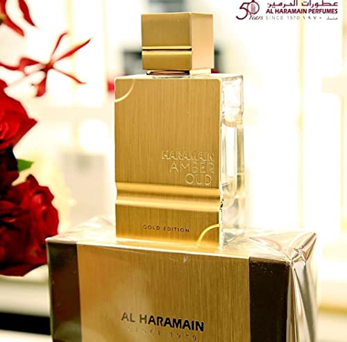 Al Haramain Amber Oud Gold Edition Eau de Parfum Spray, 2.0 Ounce