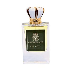 oh boy! edp autobiography mens eau de parfum frangrance scent for him 50ml by paris corner perfumes