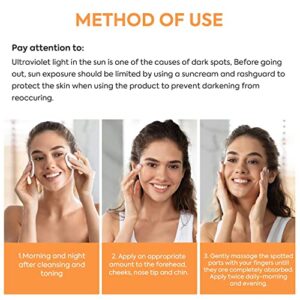 MESANDY Dark Spot Corrector, Dark Spot Remover For Face and Body Serum Formulated with Advanced Ingredient 4-Butylresorcinol, Kojic Acid, Lactic Acid, Salicylic Acid and Licorice Root Extract | Improves Hyperpigmentation, Facial Freckles, Melasma, Brown S