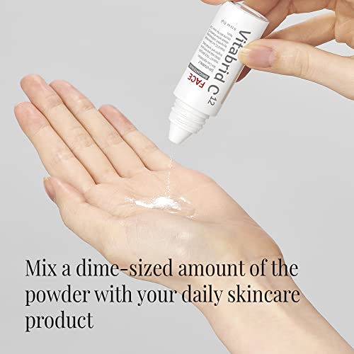 Vitabrid C¹² FACE Brightening dark spot corrector, 12-hour active vitamin C powder, one of the eight innovative technologies, award winning, add into favorite serum/moisturizer, minimize irritation, clinically proven