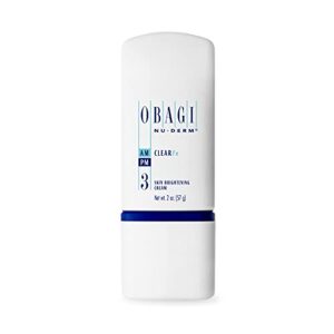 obagi medical nu-derm clear fx cream with arbutin and vitamin c for dark spots and hyperpigmentation, hydroquinone-free formula. 2 oz. (57 g)