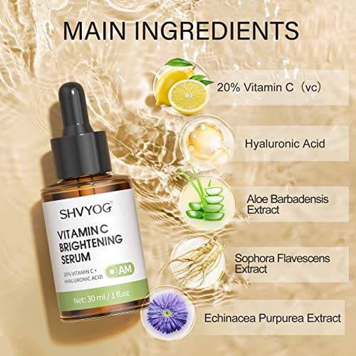 Dark Spot Remover for Face, AM/PM Dark Spot Corrector with Vitamin C Brightening Serum, Hyperpigmentation Treatment, Freckle, Sun Spots and Age Spots Removal for Face and Body