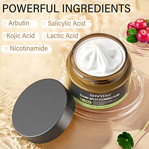 Dark Spot Remover for Face, AM/PM Dark Spot Corrector with Vitamin C Brightening Serum, Hyperpigmentation Treatment, Freckle, Sun Spots and Age Spots Removal for Face and Body