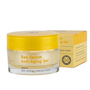 bee rx anti-aging bee venom facial gel moisturizer – anti-wrinkle cream firming face cream – natural kanuka honey skin care products