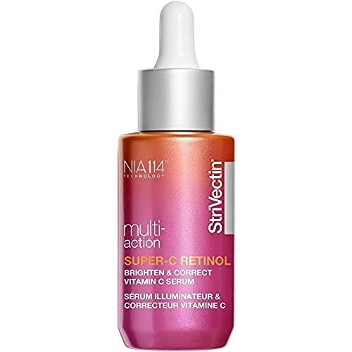 StriVectin Multi-Action Super-C Retinol Brighten & Correct Vitamin C Face Serum with Acerola Cherry Extract, 1 Fl Oz