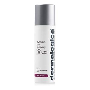 dermalogica dynamic skin recovery spf50, anti-aging face sunscreen moisturizer, medium-weight non-greasy broad spectrum to protect against uva and uvb rays, 1.7 fl oz