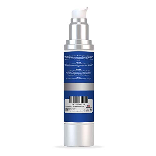 Dark Spot Corrector Cream- Naturally Fades Dark Spots, Sun Spots, Age Spots, Acne Blemish Scars, Brown Spots & Freckles for Face & Body Eraser Treatment. Brighter Lighter Skin Tone for Daily Use Including Hyaluronic Acid for Hydrated Perfecting Skin.