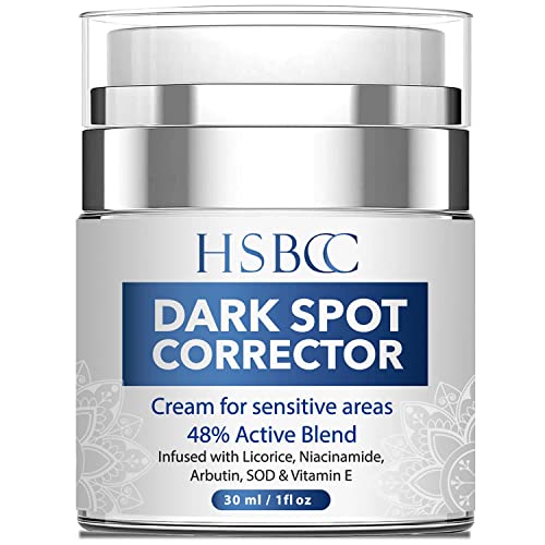 Dark Spot Remover for Face and Body, Dark Spot Corrector for Face, Sun Spots Melasma Cream and Freckle Remover- Formulated with Arbutin, Niacinamide & Vitamin E