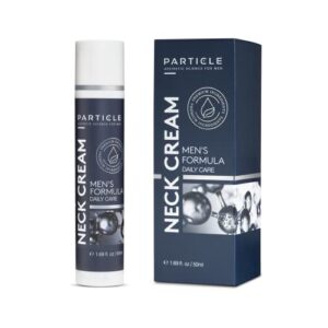particle neck cream for men – neck firming cream, lift and moisturize the neck | use on saggy skin or turkey neck | anti aging triple action neck cream with collagen, hyaluronic acid, retinol (50 ml)