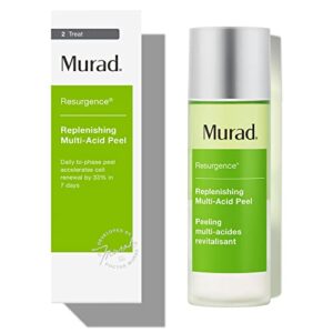 murad resurgence replenishing multi-acid peel – aha/bha salicylic and glycolic acid peel – skin renewing face peel – daily facial peel skin care treatment, 3.3 fl oz