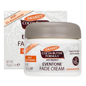 palmer’s cocoa butter formula eventone fade cream, anti-dark spot fade cream with vitamin e and niacinamide, helps reduce dark spots & age spots, 2.7 ounce