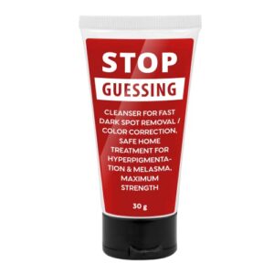 stop guessing cleanser for melasma treatment – fast dark spot remover/age spot remover