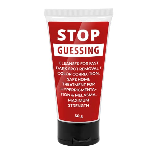 Stop Guessing Cleanser for Melasma Treatment - Fast Dark Spot Remover/Age Spot Remover