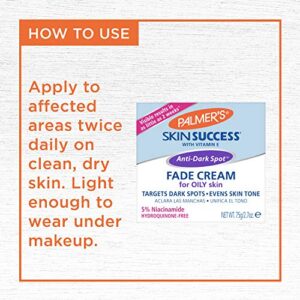 Palmer's Skin Success Eventone Fade Cream for Oily Skin, 2.7 Fl Oz