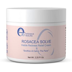 e70 rosacea solve – redness relief cream – calming face moisturizer for rosacea and acne-prone skin – sensitive skin care with organic ingredients such as aloe vera, almond oil, licorice and chamomile extracts – no parabens