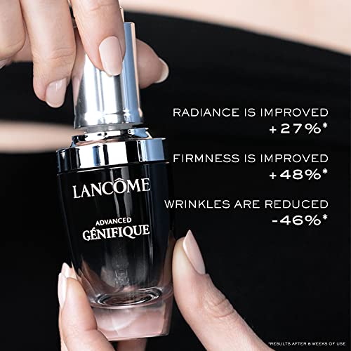 Lancôme Advanced Génifique Face Serum - For Fine Lines & Boosts Radiance - With Bifidus Prebiotic, Hyaluronic Acid & Vitamin Cg - 2.5 Fl Oz