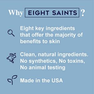 Eight Saints Up the Anti Night Cream Face Moisturizer to Reduce Fine Lines and Wrinkles, Natural and Organic Anti Aging Cream For Face with Niacinamide and Hyaluronic Acid, 2 Ounces