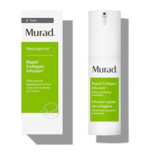 murad rapid collagen infusion – resurgence anti-aging for face – skin smoothing cream targets deep wrinkles – gentle skin treatment backed by science, 1.0 oz