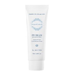 post procedure skin care | oxygenceuticals pp cream 50 ml/1.69 oz | post procedure cream balm with egf | designed to moisturize, soothe and repair skin after lasers, microneedling, chemical peels
